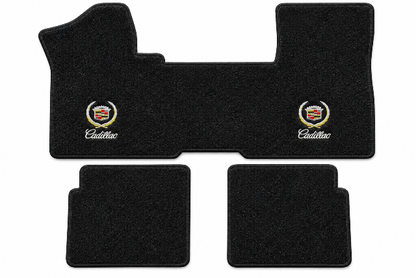 1979-85 Cadillac Eldorado w/o Console Frt & Rrs Floor Mats with Embroidered Logo Choices - 3-Piece - product details image 2
