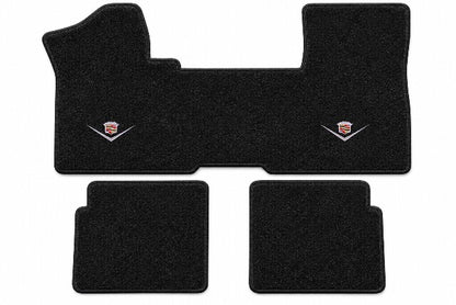1979-85 Cadillac Eldorado w/o Console Frt & Rrs Floor Mats with Embroidered Logo Choices - 3-Piece - product details image 3