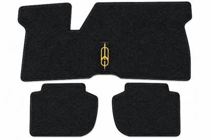 1971-1973 Oldsmobile Toronado Frt & Rrs Loop Floor Mats with Embroidered Logo Choices - 3-Piece - product details image 2