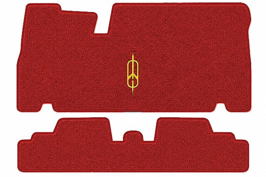 1966-1970 Oldsmobile Toronado Frt & Rr Loop Floor Mats with Embroidered Logo Choices - 2-Piece - product image