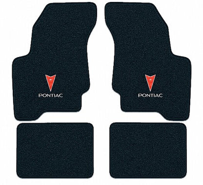 1992-1998 Pontiac Grand Am Cutpile Floor Mats with Embroidered Logo Choices - 4-Piece - product image