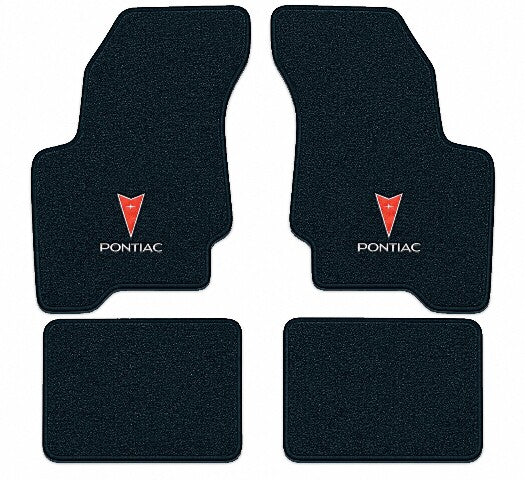 1992-1998 Pontiac Grand Am Cutpile Floor Mats with Embroidered Logo Choices - 4-Piece - product image