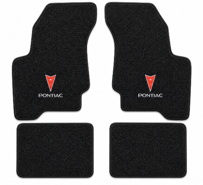 1992-1998 Pontiac Grand Am Cutpile Floor Mats with Embroidered Logo Choices - 4-Piece - product details image 2