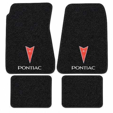 1968-1972 Pontiac GTO 4spd Loop Floor Mats with Embroidered Logo Choices - 4-Piece - product details image 4