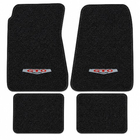 1968-1972 Pontiac GTO 4spd Loop Floor Mats with Embroidered Logo Choices - 4-Piece - product details image 5
