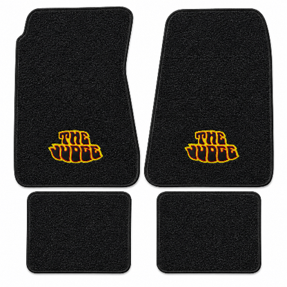 1968-1972 Pontiac GTO 4spd Loop Floor Mats with Embroidered Logo Choices - 4-Piece - product details image 2