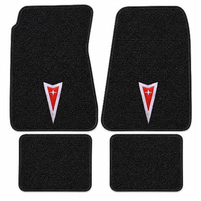 1968-1972 Pontiac GTO 4spd Loop Floor Mats with Embroidered Logo Choices - 4-Piece - product details image 3