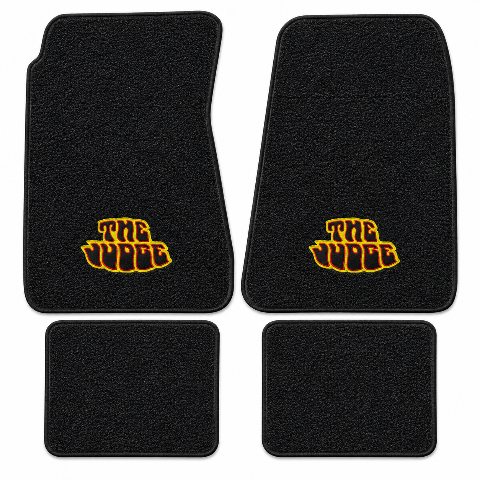 1968-1972 Pontiac GTO 4spd Loop Floor Mats with Embroidered Logo Choices - 4-Piece - product details image 11
