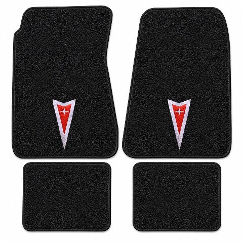 1968-1972 Pontiac GTO 4spd Loop Floor Mats with Embroidered Logo Choices - 4-Piece - product details image 12
