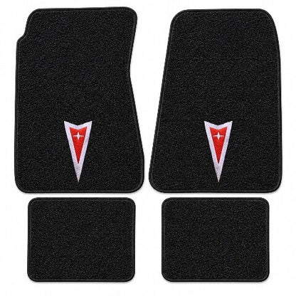 1968-1972 Pontiac GTO 4spd Loop Floor Mats with Embroidered Logo Choices - 4-Piece - product details image 12