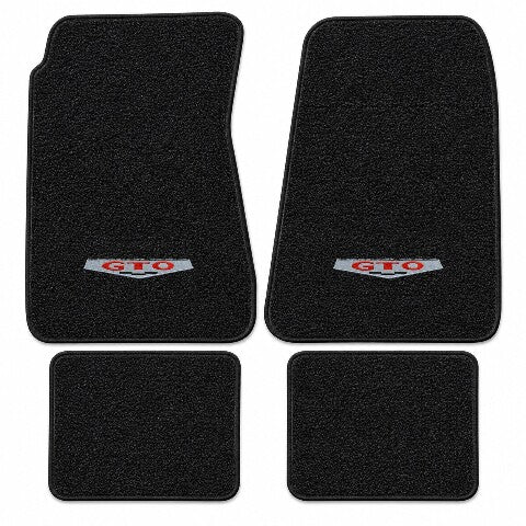 1968-1972 Pontiac GTO 4spd Loop Floor Mats with Embroidered Logo Choices - 4-Piece - product details image 14