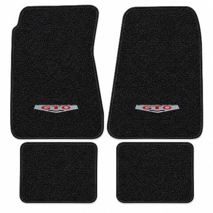 1968-1972 Pontiac GTO 4spd Loop Floor Mats with Embroidered Logo Choices - 4-Piece - product details image 14