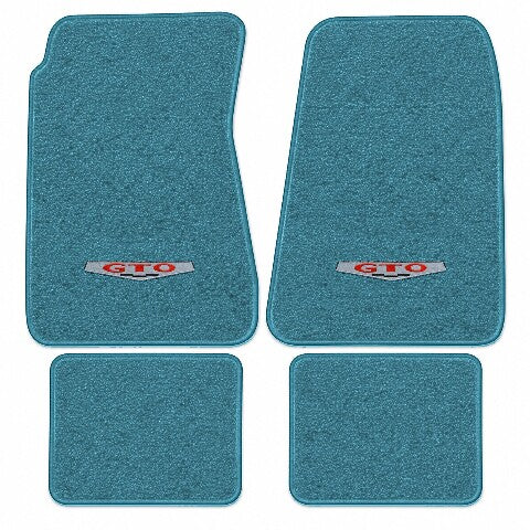 1968-1972 Pontiac GTO 4spd Loop Floor Mats with Embroidered Logo Choices - 4-Piece - product details image 10