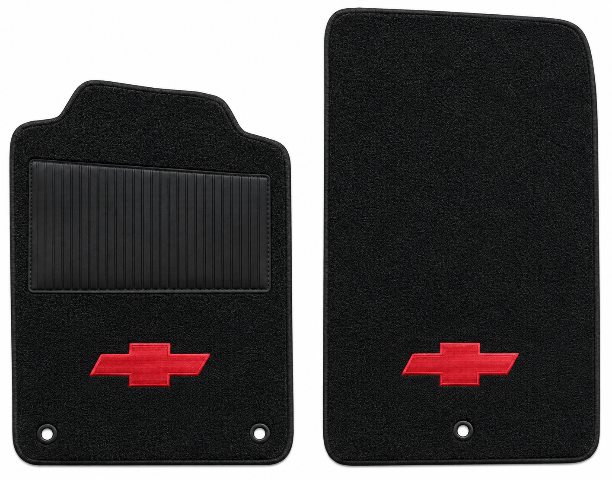 1997-2007 Chevy Corvette Truvette Floor Mats with Embroidered Logo Choices with Heel Pad - 2-Piece - product details image 13