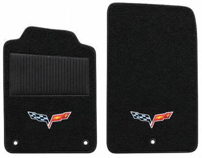 1997-2007 Chevy Corvette Truvette Floor Mats with Embroidered Logo Choices with Heel Pad - 2-Piece - product details image 15