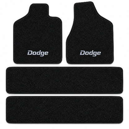 1996-2000 Dodge Caravan Cutpile Floor Mats with Embroidered Logo Choices - 4-Piece - product details image 2