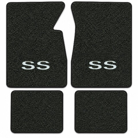 1959-1962 Chevy Impala Tuxedo Floor Mats with Embroidered Logo Choices - 4-Piece - product details image 20