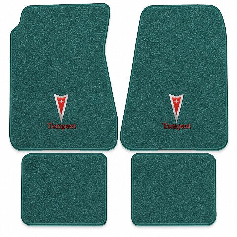 1968-1970 Pontiac Tempest Loop Floor Mats with Embroidered Logo Choices - 4-Piece - product image