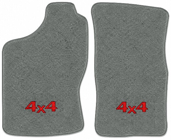 1989-1994 Nissan D21 Cutpile Floor Mats with Embroidered Logo Choices - 2-Piece - product image