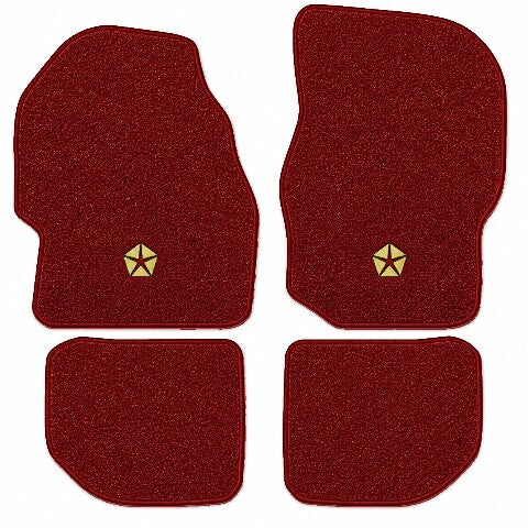 1978-1981 Chrysler Town & Country Cutpile Floor Mats with Embroidered Logo Choices - 4-Piece - product image