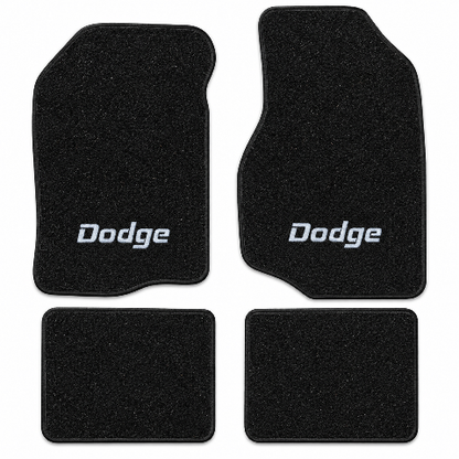 1982-1983 Dodge 400 2DR/4DR Cutpile Floor Mats with Embroidered Logo Choices - 4-Piece - product details image 2