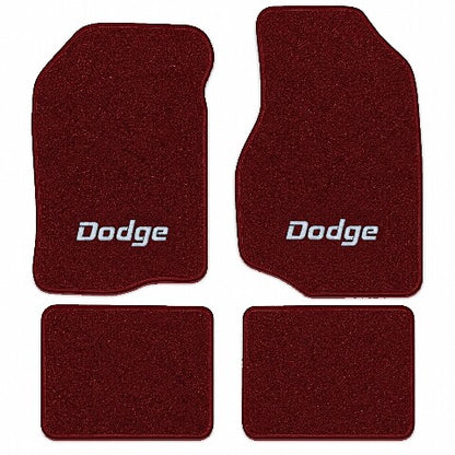 1982-1983 Dodge 400 2DR/4DR Cutpile Floor Mats with Embroidered Logo Choices - 4-Piece - product image