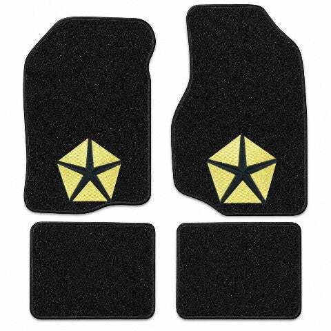 1984-1988 Dodge 600 Cutpile Floor Mats with Embroidered Logo Choices - 4-Piece - product details image 3