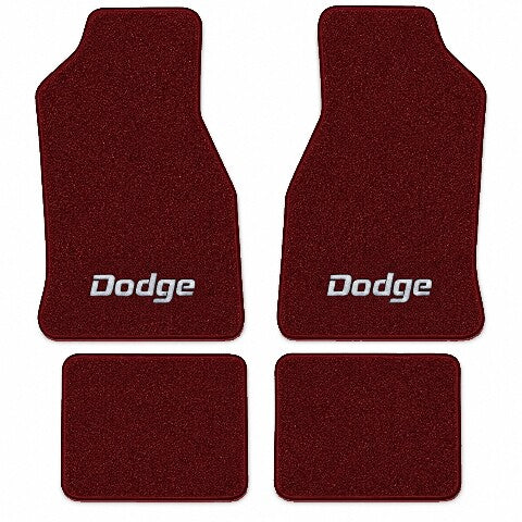1982-1983 Dodge 400 2DR Convertible Cutpile Floor Mats with Embroidered Logo Choices - 4-Piece - product image