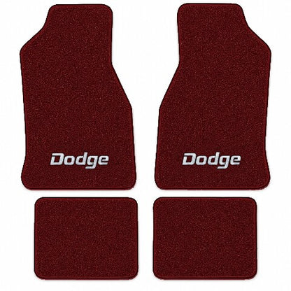 1982-1983 Dodge 400 2DR Convertible Cutpile Floor Mats with Embroidered Logo Choices - 4-Piece - product image