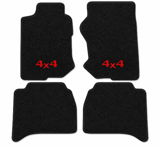 1998-2002 Isuzu Rodeo Cutpile Floor Mats with Embroidered Logo Choices - 4-Piece - product image