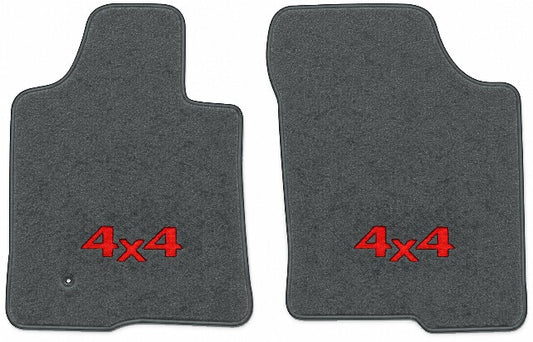 2000-2005 Toyota Tundra Reg Cab Cutpile Floor Mats with Embroidered Logo Choices - 2-Piece - product image