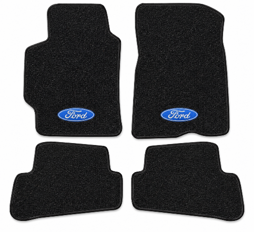 1993-1997 Ford Probe Cutpile Floor Mats with Embroidered Logo Choices - 4-Piece - product details image 2