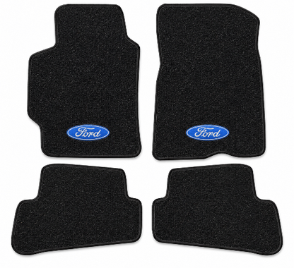 1993-1997 Ford Probe Cutpile Floor Mats with Embroidered Logo Choices - 4-Piece - product details image 2