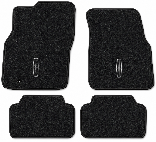 1993-1998 Lincoln Mark VIII Cutpile Floor Mats with Embroidered Logo Choices - 4-Piece - product image