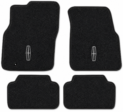 1993-1998 Lincoln Mark VIII Cutpile Floor Mats with Embroidered Logo Choices - 4-Piece - product image