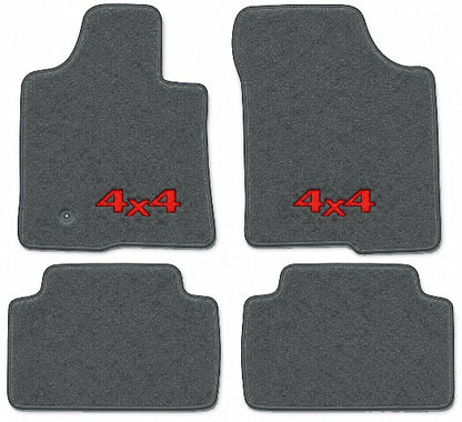 2000-2006 Toyota Tundra Access Cab Cutpile Floor Mats with Embroidered Logo Choices - 4-Piece - product image