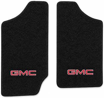 1991-1993 GMC Sonoma Reg Cab Cutpile Floor Mats with Embroidered Logo Choices - 2-Piece - product details image 2