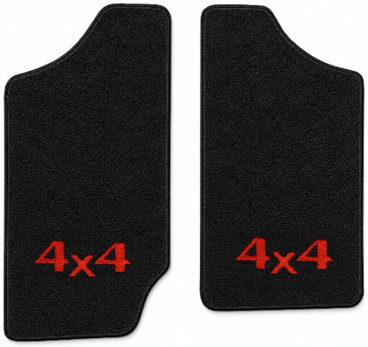1991-1993 GMC Sonoma Reg Cab Cutpile Floor Mats with Embroidered Logo Choices - 2-Piece - product details image 3