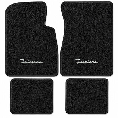 1957-1958 Ford Fairlane 500 2DR Hardtop Loop Floor Mats with Embroidered Logo Choices - 4-Piece - product details image 3