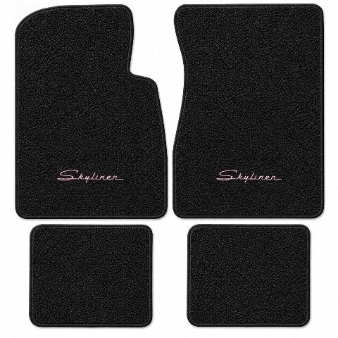 1957-1958 Ford Skyliner Loop Floor Mats with Embroidered Logo Choices - 4-Piece - product details image 3
