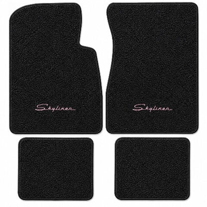 1957-1958 Ford Skyliner Loop Floor Mats with Embroidered Logo Choices - 4-Piece - product details image 3