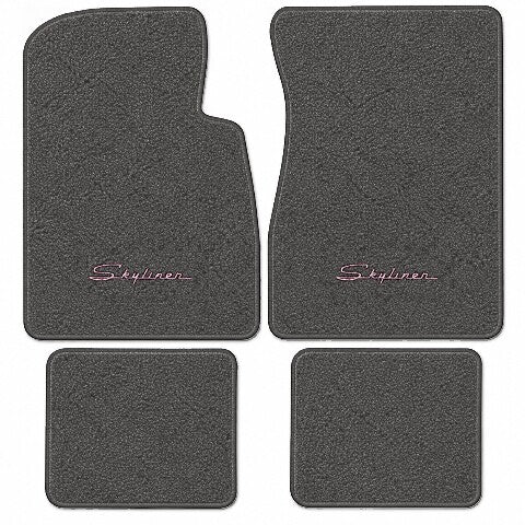 1957-1958 Ford Skyliner Loop Floor Mats with Embroidered Logo Choices - 4-Piece - product image