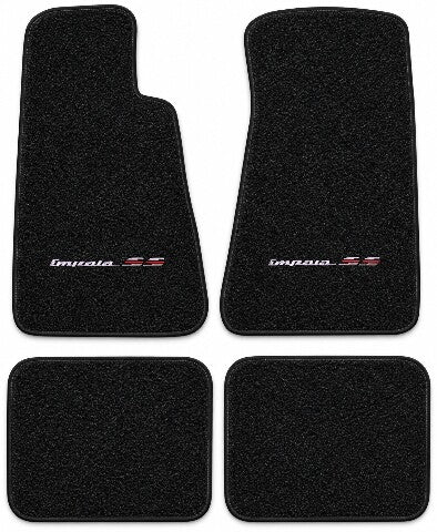 1994-1996 Chevy Impala Cutpile Floor Mats with Embroidered Logo Choices without Snaps - 4-Piece - product details image 5