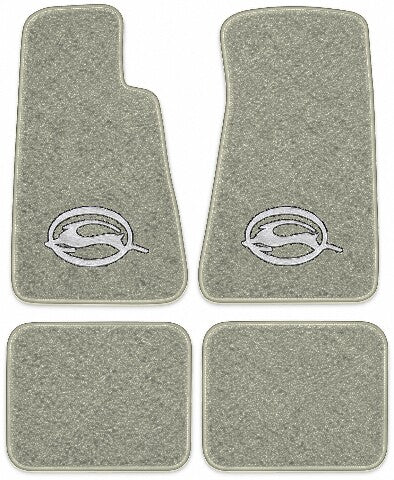 1994-1996 Chevy Impala Cutpile Floor Mats with Embroidered Logo Choices without Snaps - 4-Piece - product image