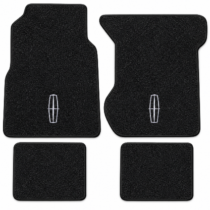 1977-1979 Lincoln Mark V Cutpile Floor Mats with Embroidered Logo Choices - 4-Piece - product details image 2