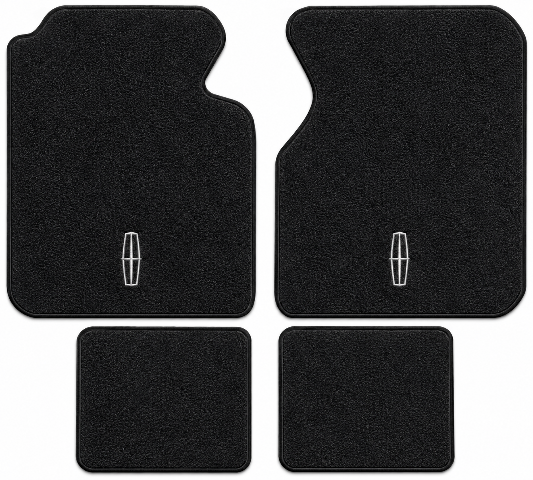 1995-1997 Lincoln Continental Cutpile Floor Mats with Embroidered Logo Choices - 4-Piece - product details image 2