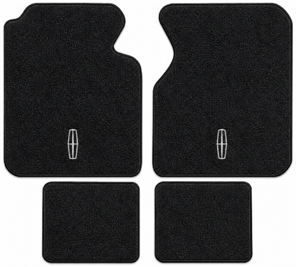 1995-1997 Lincoln Continental Cutpile Floor Mats with Embroidered Logo Choices - 4-Piece - product details image 2
