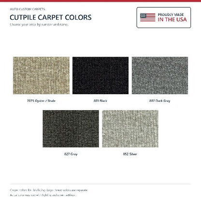 1995-1997 Lincoln Continental Cutpile Floor Mats with Embroidered Logo Choices - 4-Piece - product details image 6