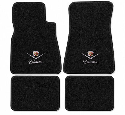 1987-1992 Cadillac Brougham RWD Cutpile Floor Mats with Embroidered Logo Choices - 4-Piece - product details image 3