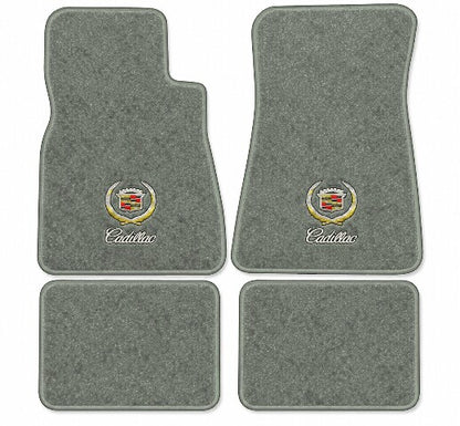 1987-1992 Cadillac Brougham RWD Cutpile Floor Mats with Embroidered Logo Choices - 4-Piece - product image